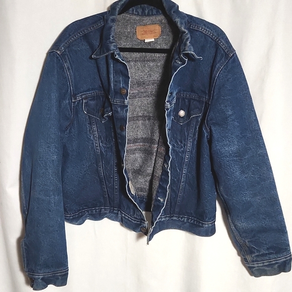 Levi's Other - Vintage Levi's Troy Blanket Lined Men's Trucker Jacket Sz 50 70505 0317